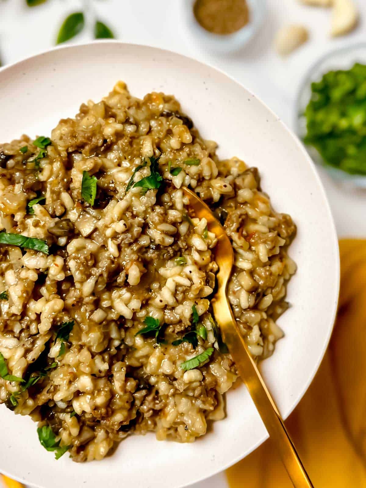 Filet Mignon Risotto
